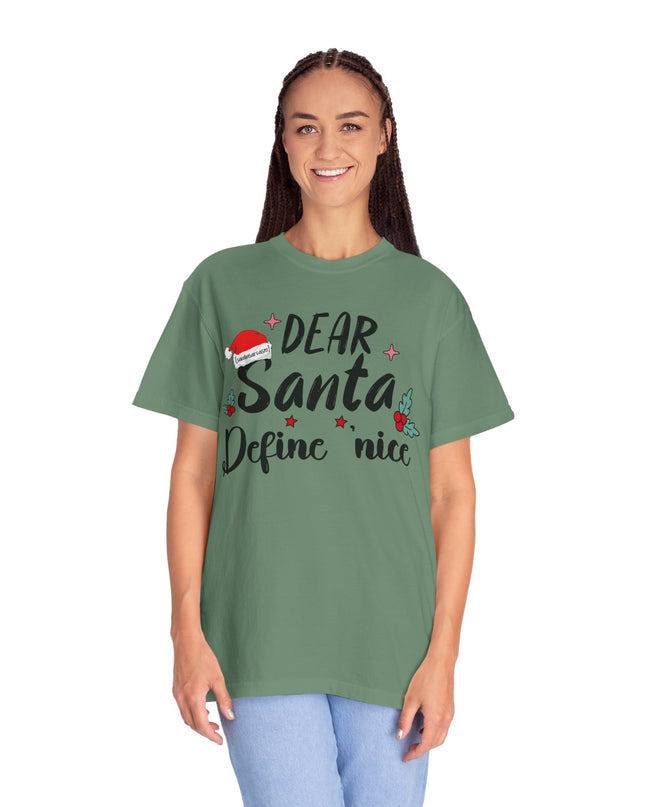 Dear Santa Define Nice Christmas T-Shirt