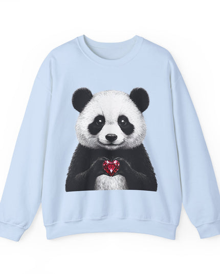Panda Holding Red Gem Sweatshirt — Calm, Selective, Worth It
