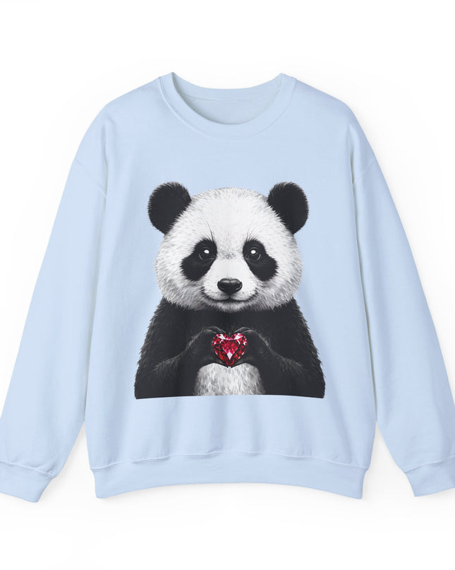 Panda Holding Red Gem Sweatshirt — Calm, Selective, Worth It