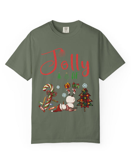 "Jolly AF" Christmas T-Shirt — Festive Holiday Graphic Tee