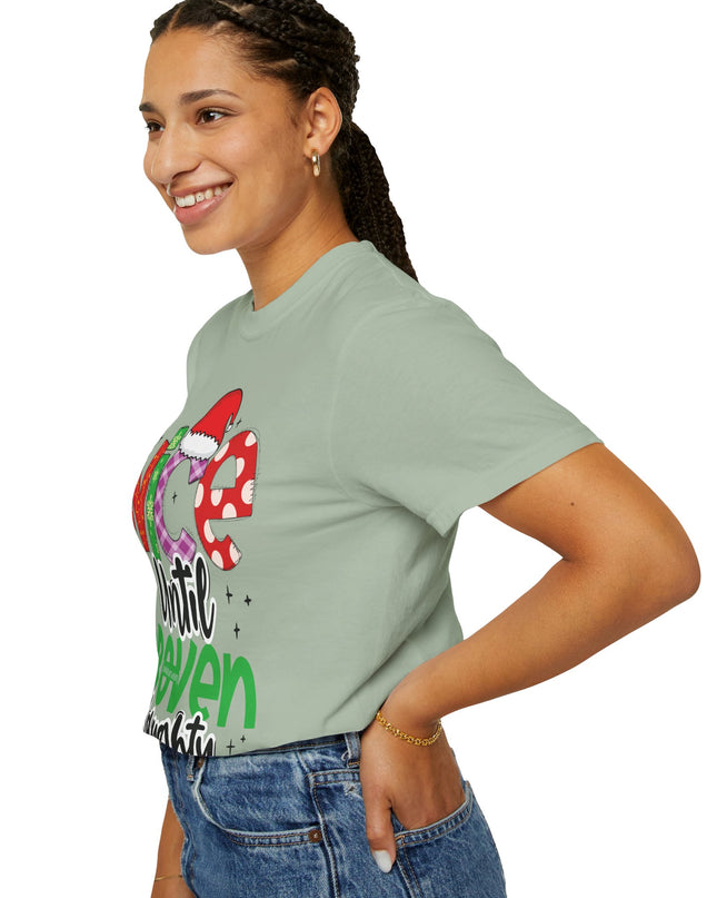 Nice Until Proven Naughty Christmas T-Shirt