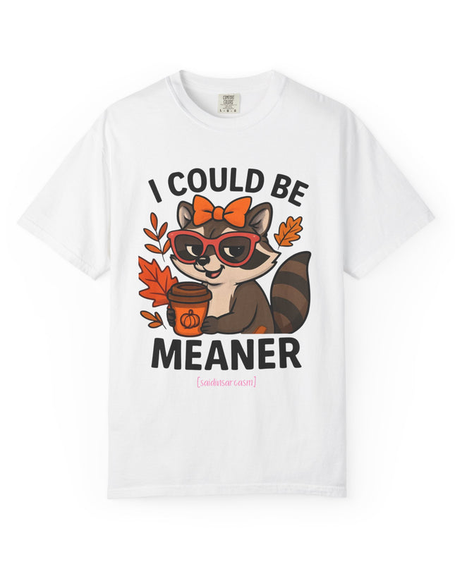 'I Could be Meaner' Raccoon Shirt
