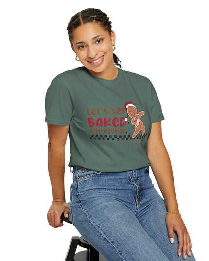 Let's Get Baked with Cookies T-Shirt — Funny Gingerbread Holiday Tee