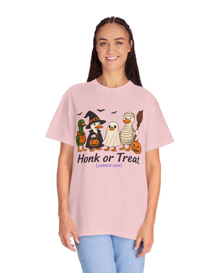 'Honk or Treat'  Funny Duck Halloween T-Shirt
