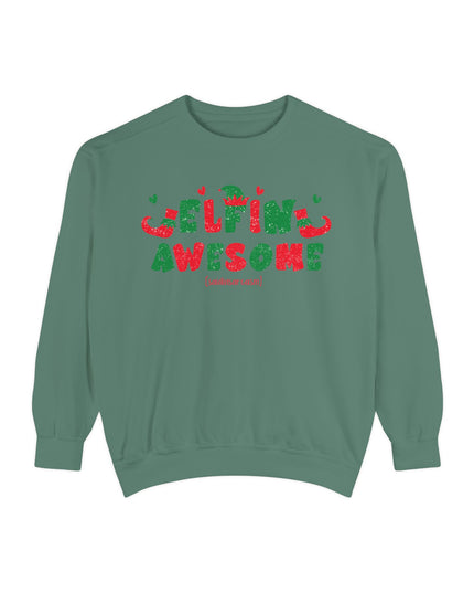 'Elfing Awesome' Sweatshirt — Funny Christmas Holiday Crewneck