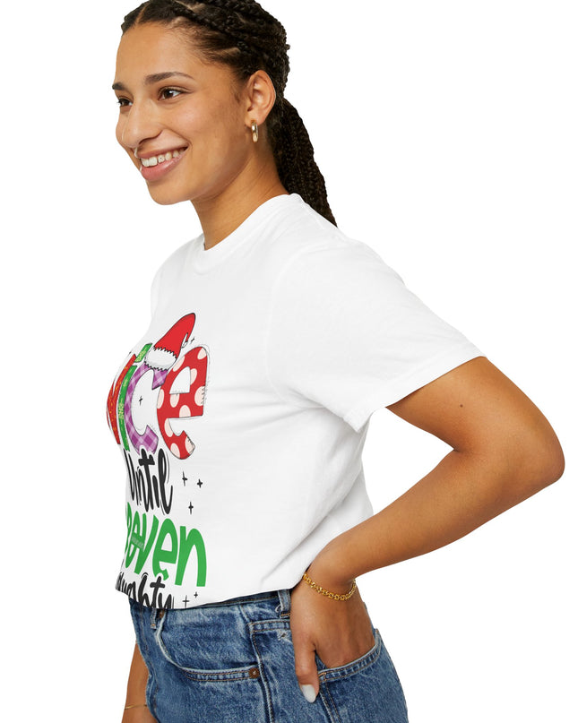 Nice Until Proven Naughty Christmas T-Shirt