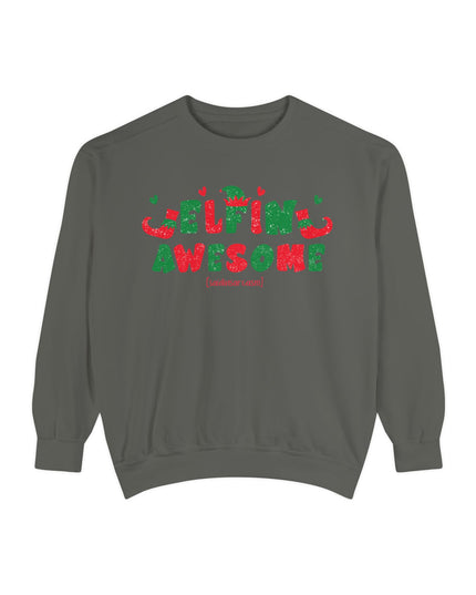 'Elfing Awesome' Sweatshirt — Funny Christmas Holiday Crewneck