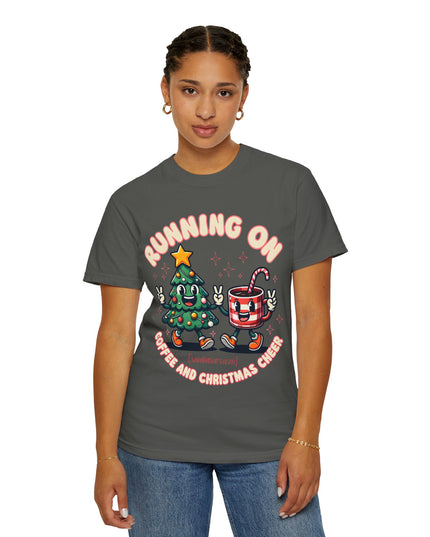 Running On Coffee & Christmas Cheer T-Shirt