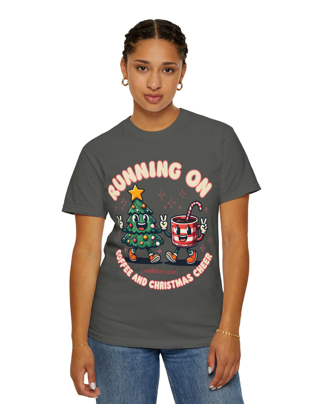 Running On Coffee & Christmas Cheer T-Shirt