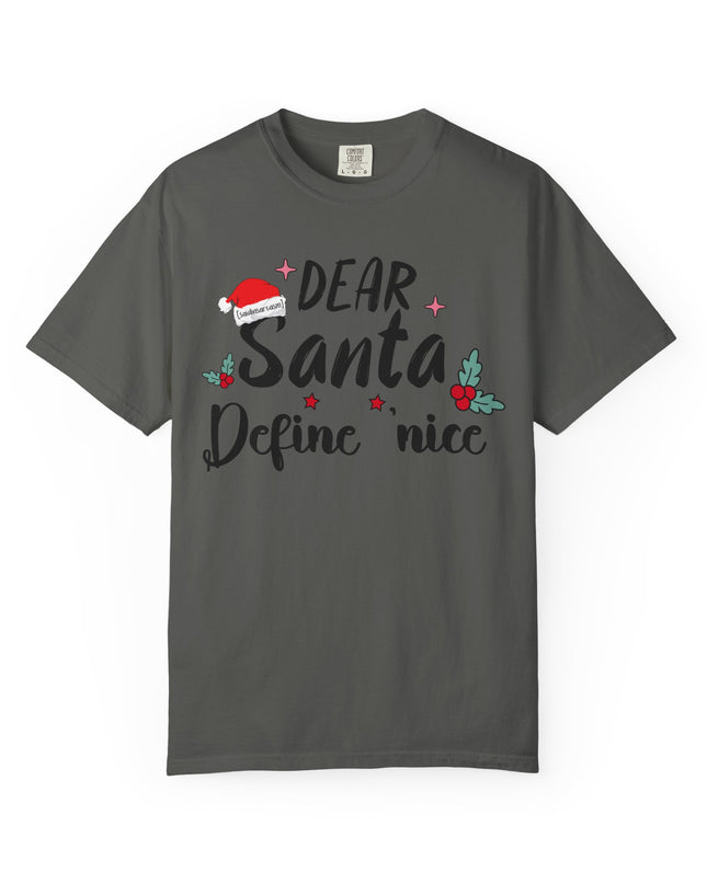 Dear Santa Define Nice Christmas T-Shirt