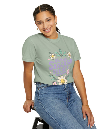 'National Sarcasm Society President' Funny Graphic T-Shirt