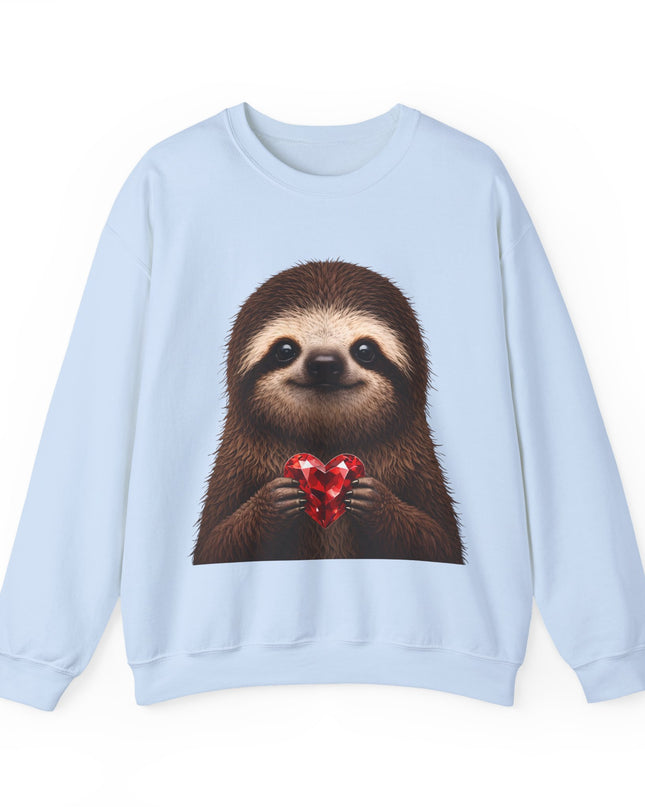 Sloth & Red Gem Crewneck — Intentional, Steady Sweatshirt