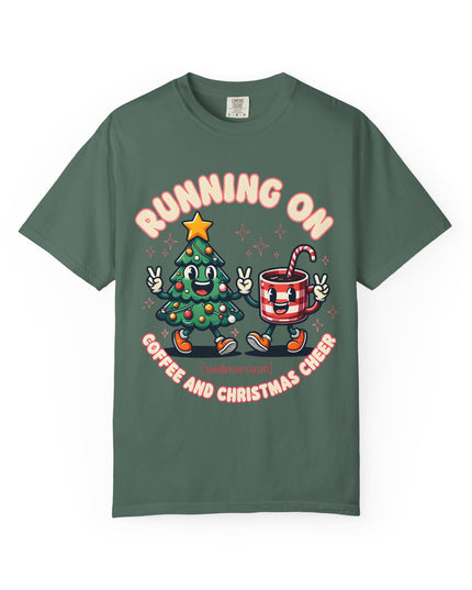 Running On Coffee & Christmas Cheer T-Shirt