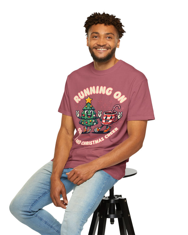 Running On Coffee & Christmas Cheer T-Shirt