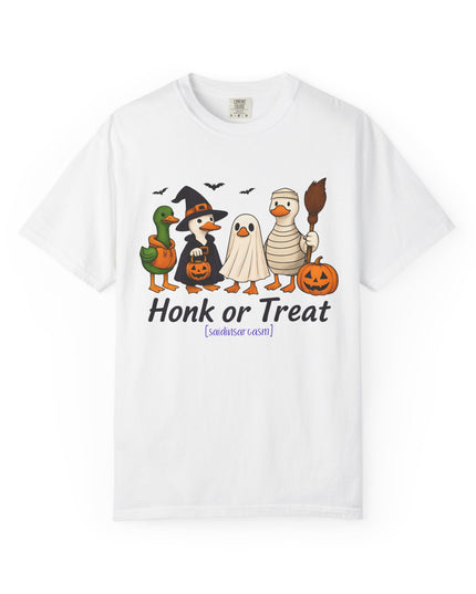 'Honk or Treat'  Funny Duck Halloween T-Shirt