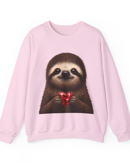 Sloth & Red Gem Crewneck — Intentional, Steady Sweatshirt