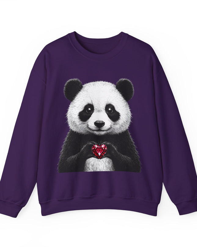 Panda Holding Red Gem Sweatshirt — Calm, Selective, Worth It