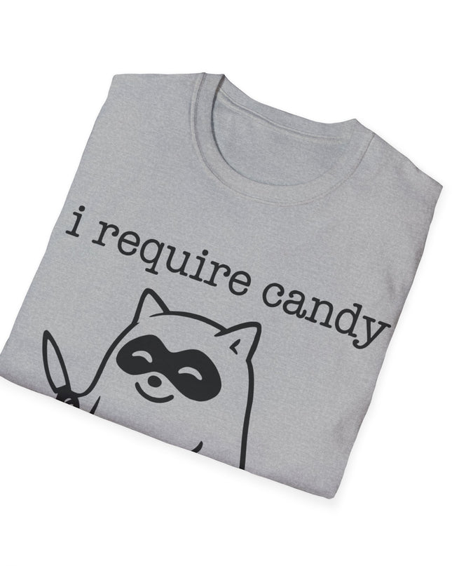 'I Require Candy' Funny Halloween T-Shirt