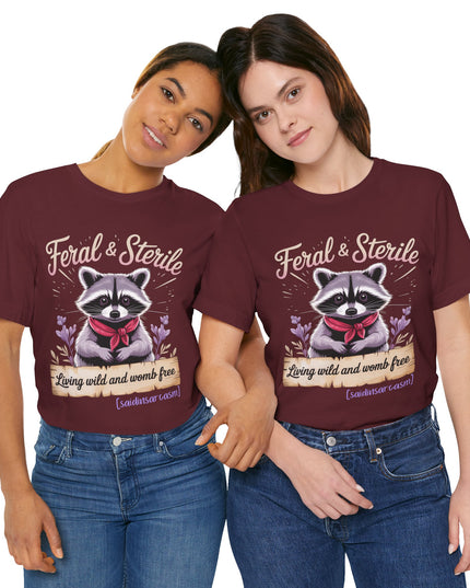 'Feral & Sterile' Raccoon Tee