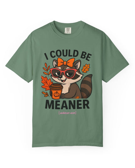 'I Could be Meaner' Raccoon Shirt
