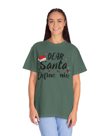 Dear Santa Define Nice Christmas T-Shirt