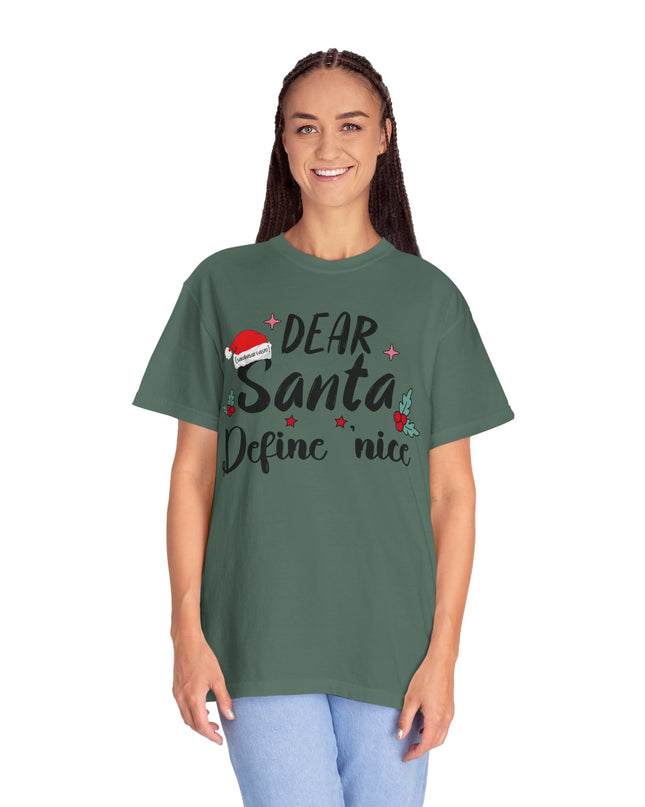 Dear Santa Define Nice Christmas T-Shirt