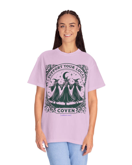 'Support Your Local Coven' Witchy Graphic T-Shirt