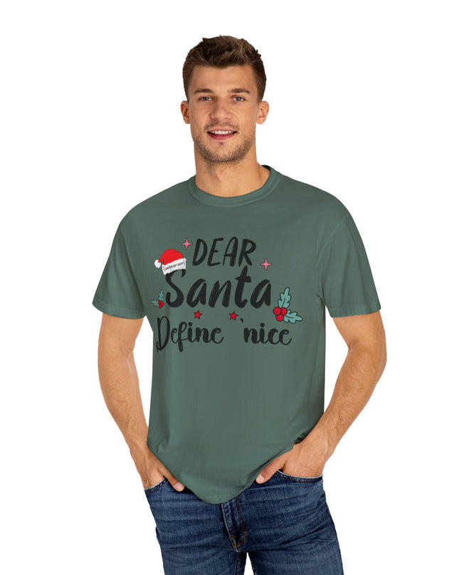 Dear Santa Define Nice Christmas T-Shirt