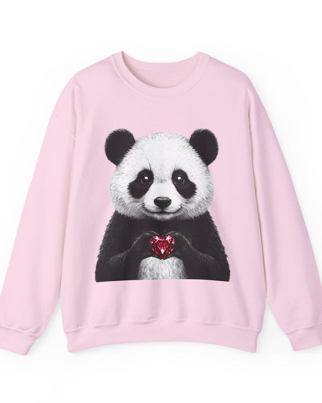 Panda Holding Red Gem Sweatshirt — Calm, Selective, Worth It