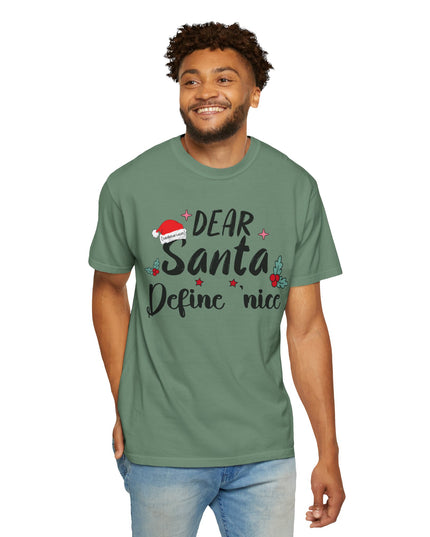 Dear Santa Define Nice Christmas T-Shirt