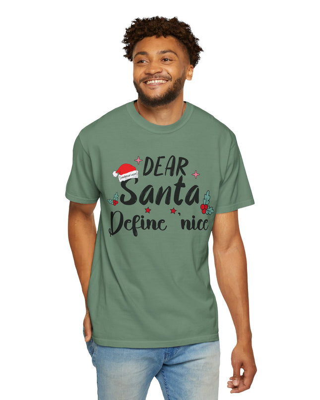 Dear Santa Define Nice Christmas T-Shirt