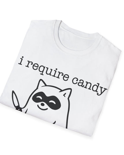 'I Require Candy' Funny Halloween T-Shirt