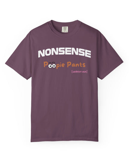 Optimism Fueled, Nonsense Free-Playful Humor T-Shirt, Nonsense, Funny Gift for Kids, Unisex Casual Wear, Perfect for Birthdays, Parties, or Everyday Fun