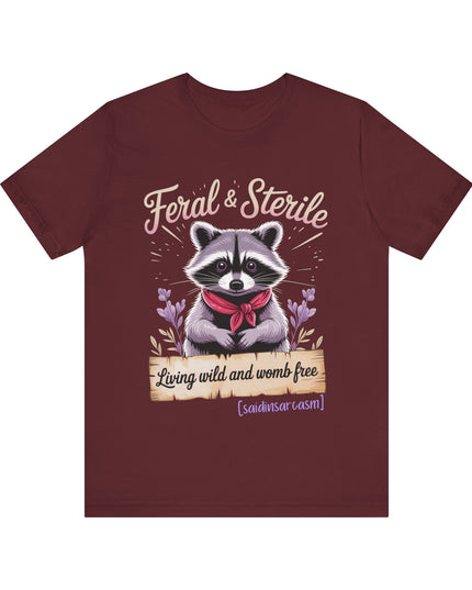 'Feral & Sterile' Raccoon Tee