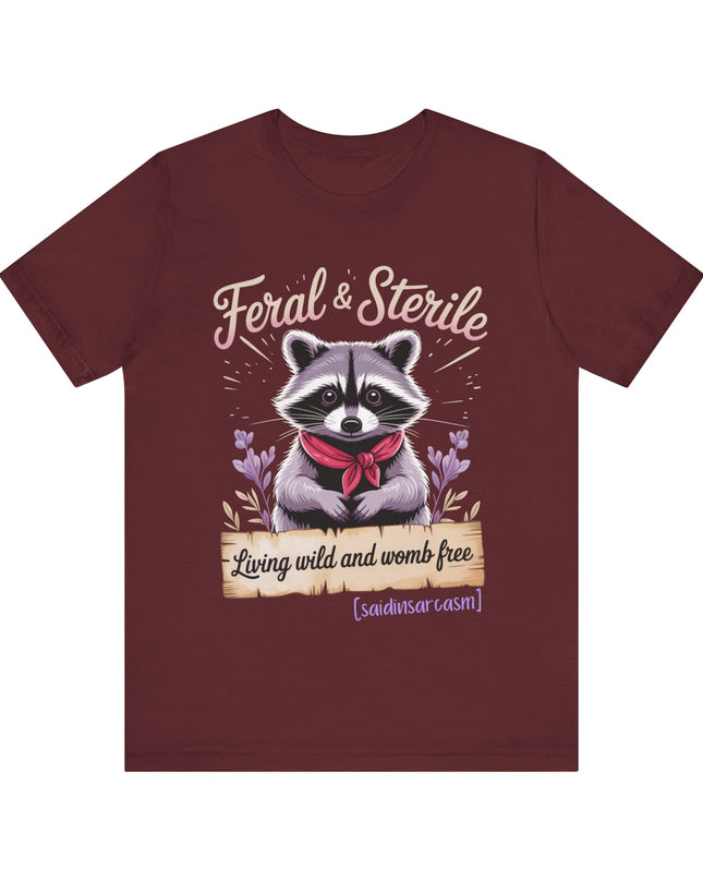 'Feral & Sterile' Raccoon Tee