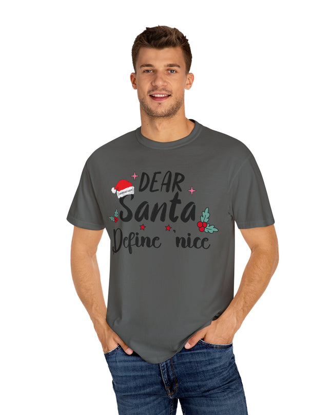 Dear Santa Define Nice Christmas T-Shirt