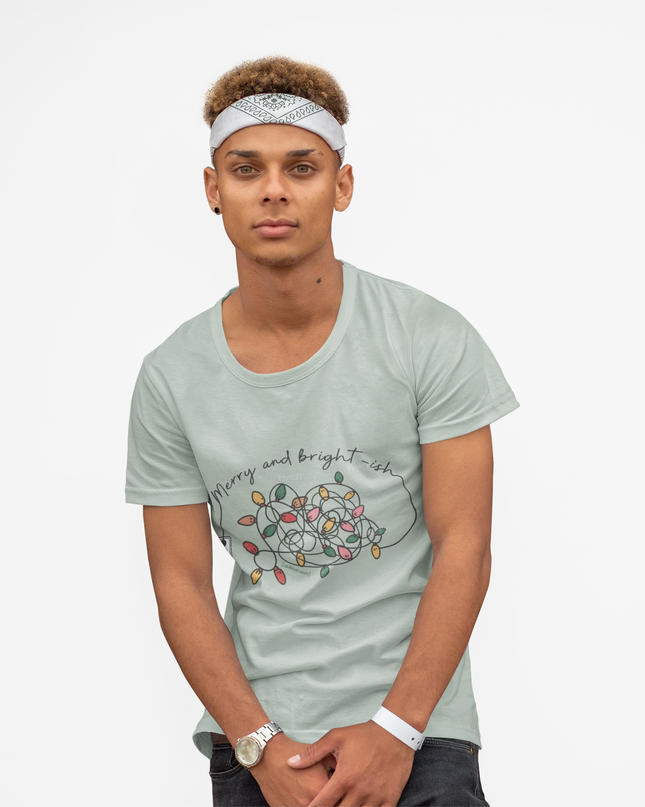 “Merry and Bright” Holiday Lights T-shirt