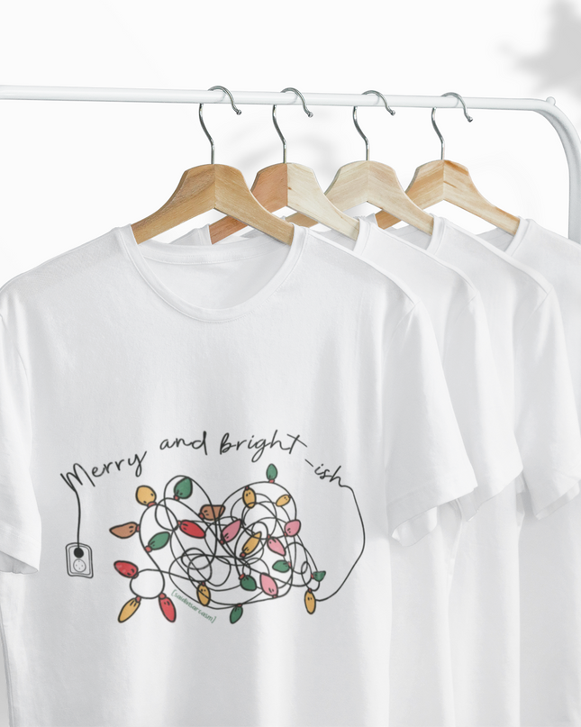 “Merry and Bright” Holiday Lights T-shirt
