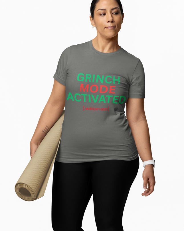 Grinch Mode Activated T-Shirt — Funny Christmas Holiday Tee