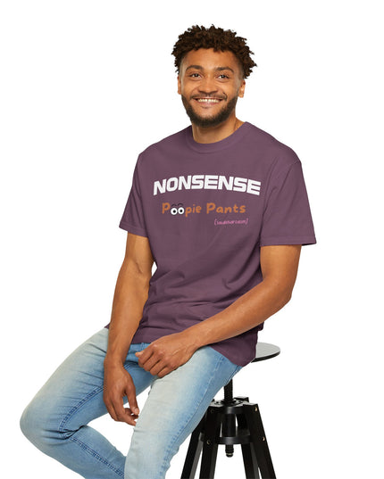 'Nonsense Poopie Pants' - Optimism Fueled, Nonsense Free-Playful Humor T-Shirt, Nonsense, Funny Gift for Kids, Unisex Casual Wear, Perfect for Birthdays, Parties, or Everyday Fun