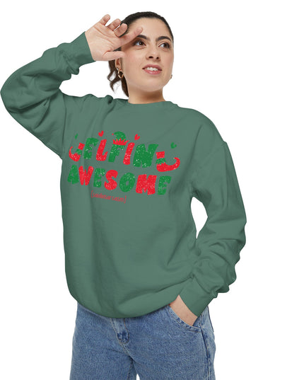 'Elfing Awesome' Sweatshirt — Funny Christmas Holiday Crewneck