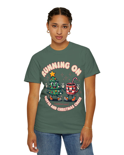 Running On Coffee & Christmas Cheer T-Shirt