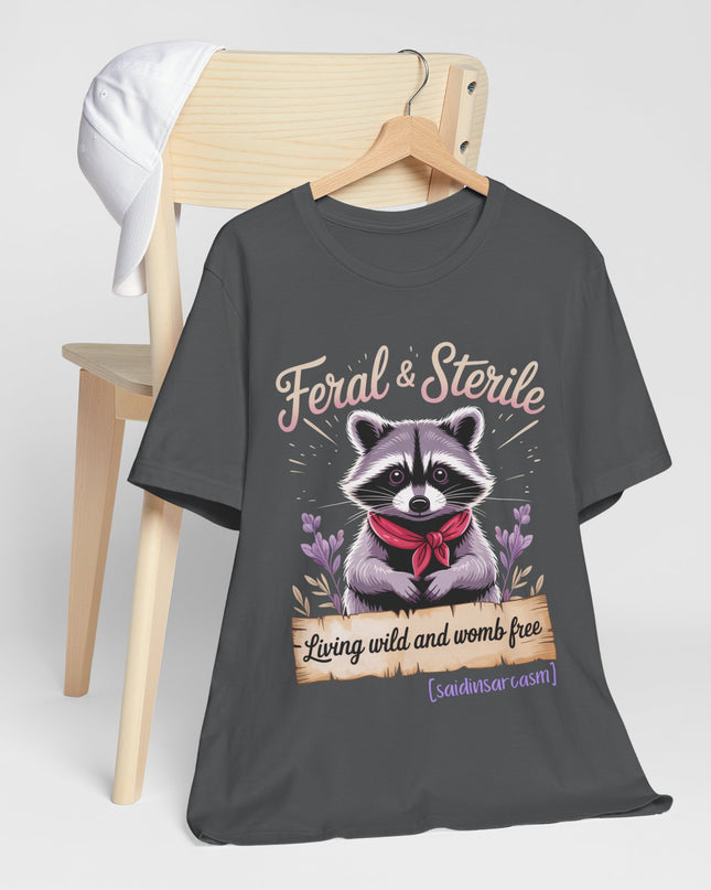 'Feral & Sterile' Raccoon Tee