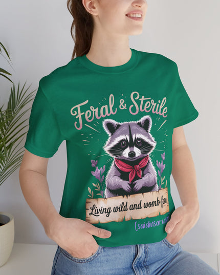 'Feral & Sterile' Raccoon Tee