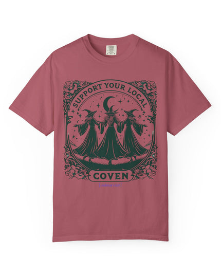'Support Your Local Coven' Witchy Graphic T-Shirt