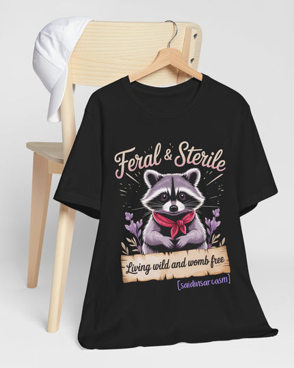 'Feral & Sterile' Raccoon Tee