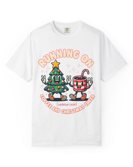 Running On Coffee & Christmas Cheer T-Shirt