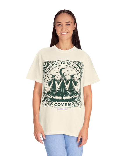 'Support Your Local Coven' Witchy Graphic T-Shirt