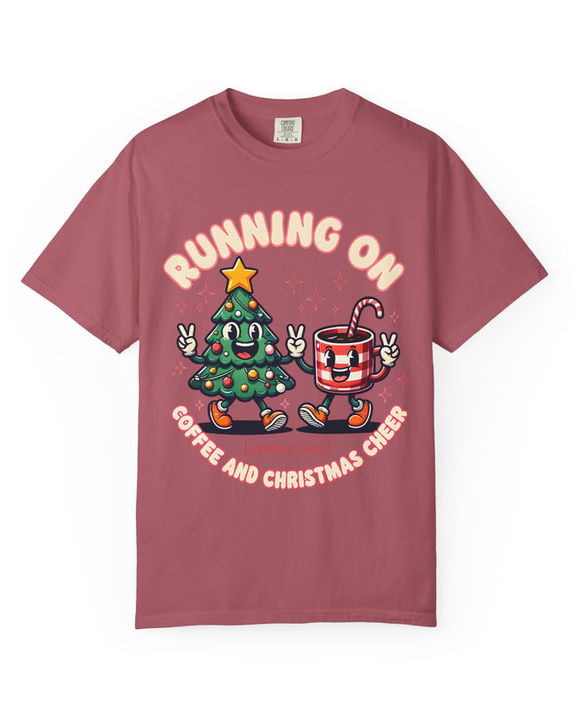 Running On Coffee & Christmas Cheer T-Shirt