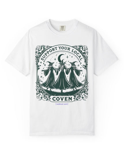 'Support Your Local Coven' Witchy Graphic T-Shirt